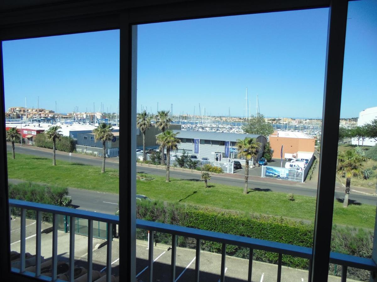 Ferienwohnung Cap D'Agde 300M Plage Du Mole,Vue Port,Parking,Lave Linge,Piscine Exterior foto
