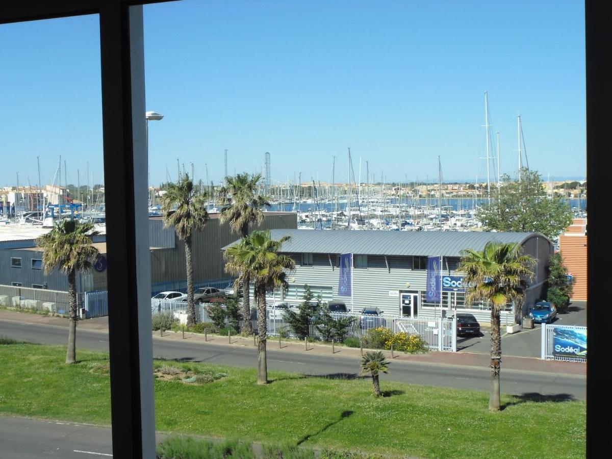 Ferienwohnung Cap D'Agde 300M Plage Du Mole,Vue Port,Parking,Lave Linge,Piscine Exterior foto