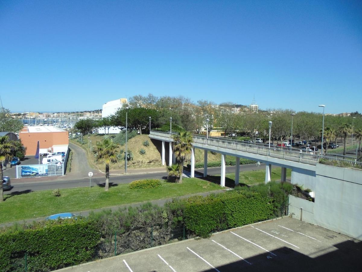 Ferienwohnung Cap D'Agde 300M Plage Du Mole,Vue Port,Parking,Lave Linge,Piscine Exterior foto
